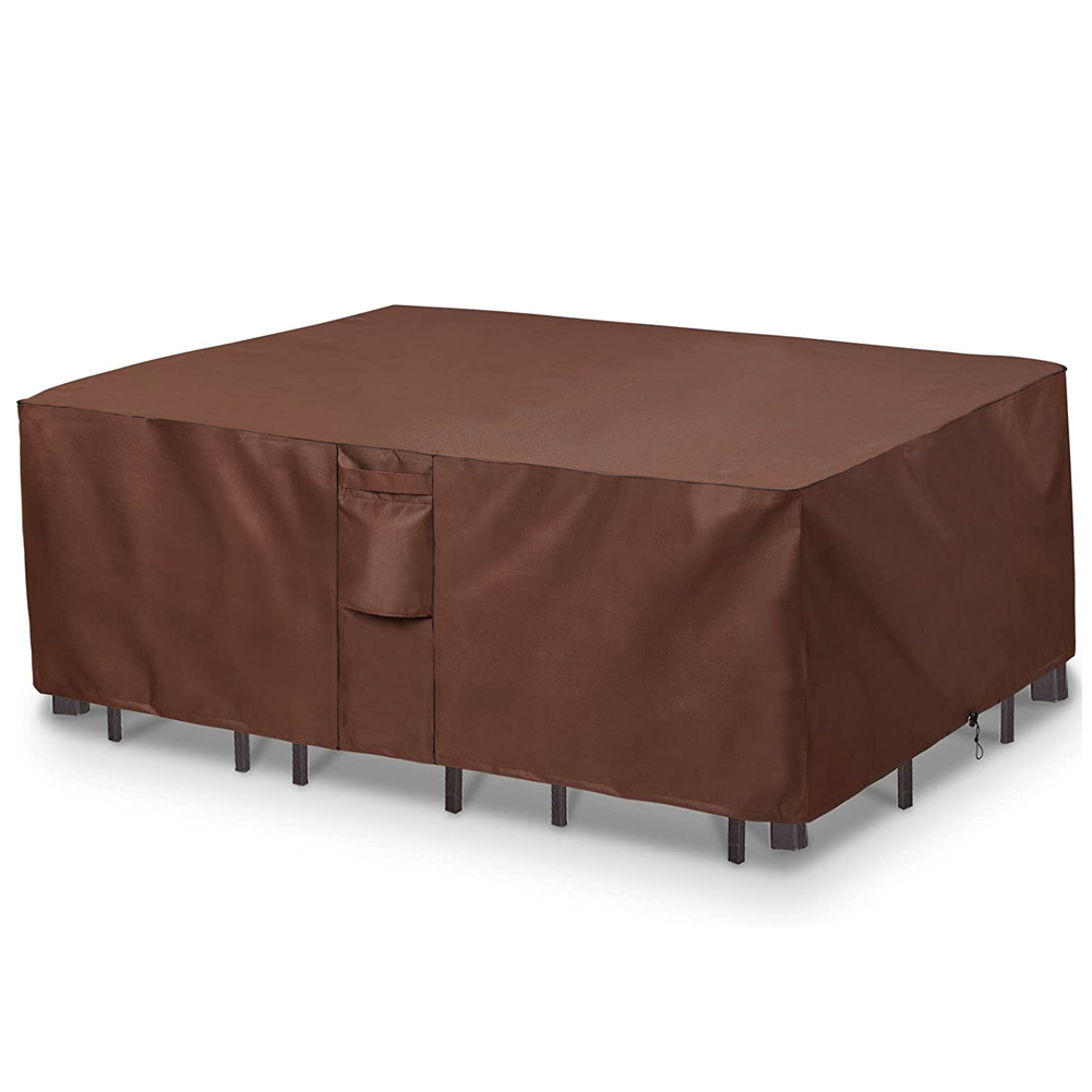 Outdoor Furniture Upholstery Near Me - สีน้ําตาล 420D HEAVY DUTY กันน้ํากลางแจ้ง Patio