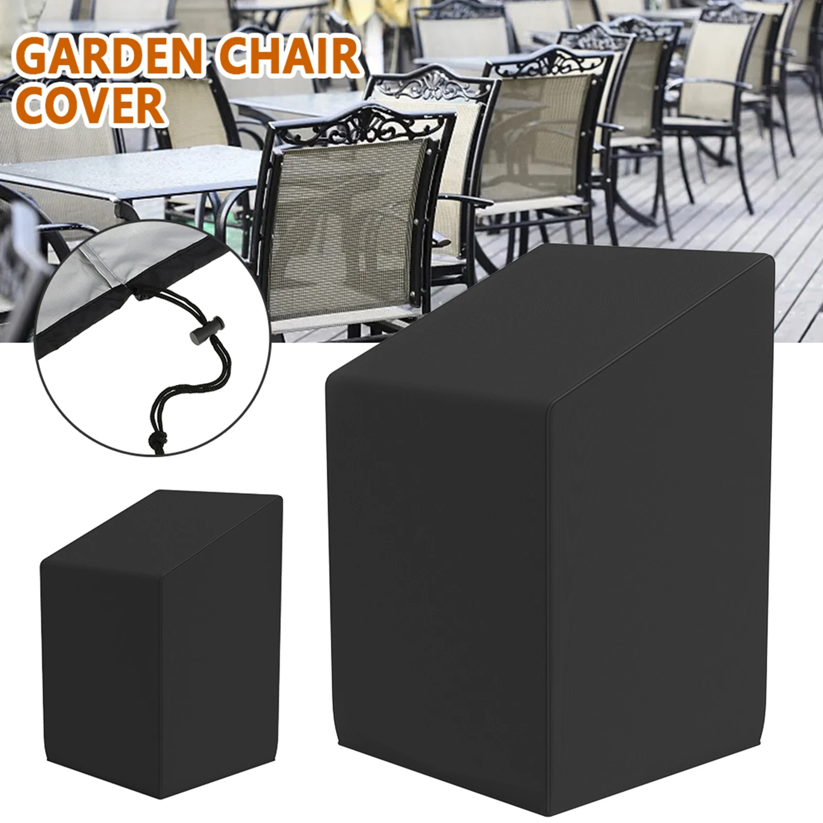 Outdoor Furniture Paint - เก้าอี้ซ้อนกันฝุ่นพร้อมกระเป๋ากันน้ำปลอกเก้าอี้กลางแจ้งสวนลานบ้านเฟอร์นิเจอร์ผ้าคลุมเก้าอี้โซฟา