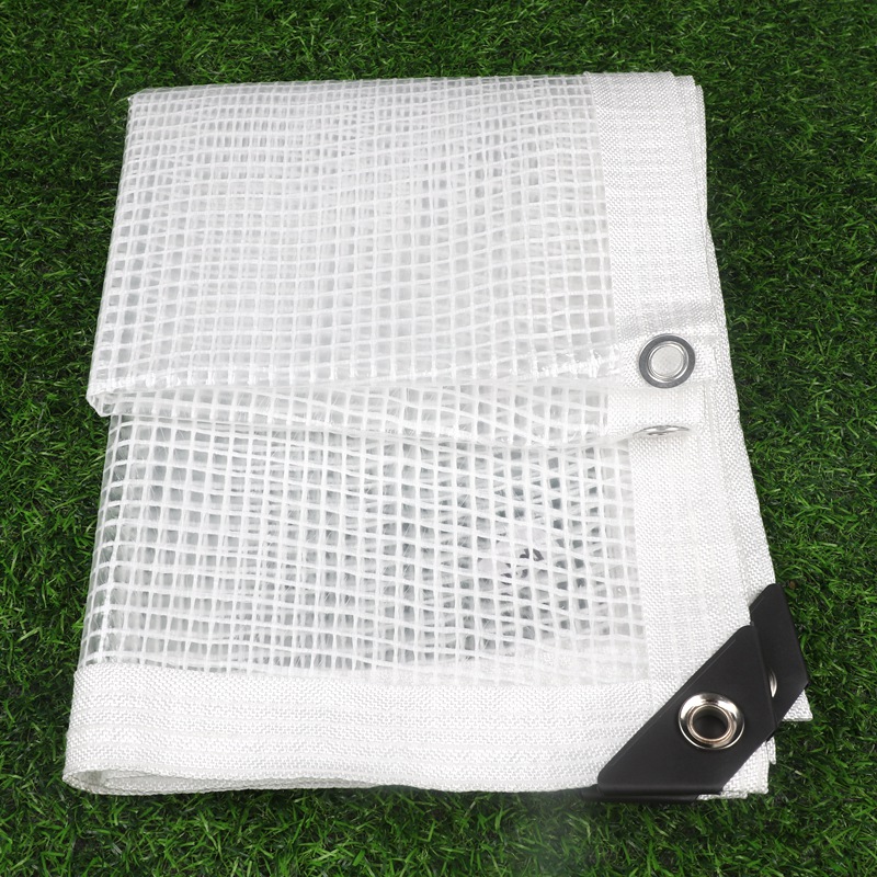 Outdoor Furniture Paint - ตาข่าย PE 0.35 มม. เสริมผ้าใบกันน้ําด้วย Gromments