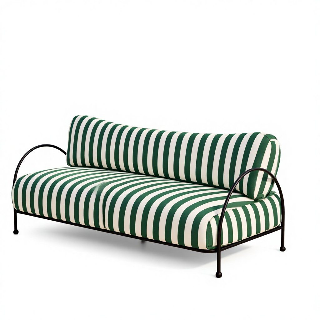 Outdoor Furniture Quick Dry - โซฟาสวนกลางแจ้งสไตล์โมเดิร์นแบบสามที่นั่งพร้อมเบาะแห้งเร็ว โครงเหล็กกันน้ำ