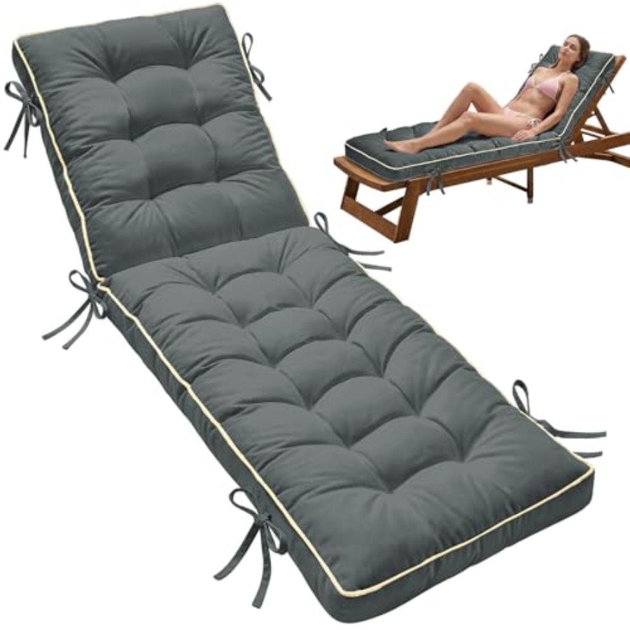 Outdoor Furniture Quick Dry - เบาะรองนั่งพับได้ x21 แห้งเร็ว - เบาะรองนั่งสำหรับเก้าอี้อาบแดดกลางแจ้ง พร้อมโฟมเสริมสำหรับเฟอร์นิเจอร์นอกบ้าน