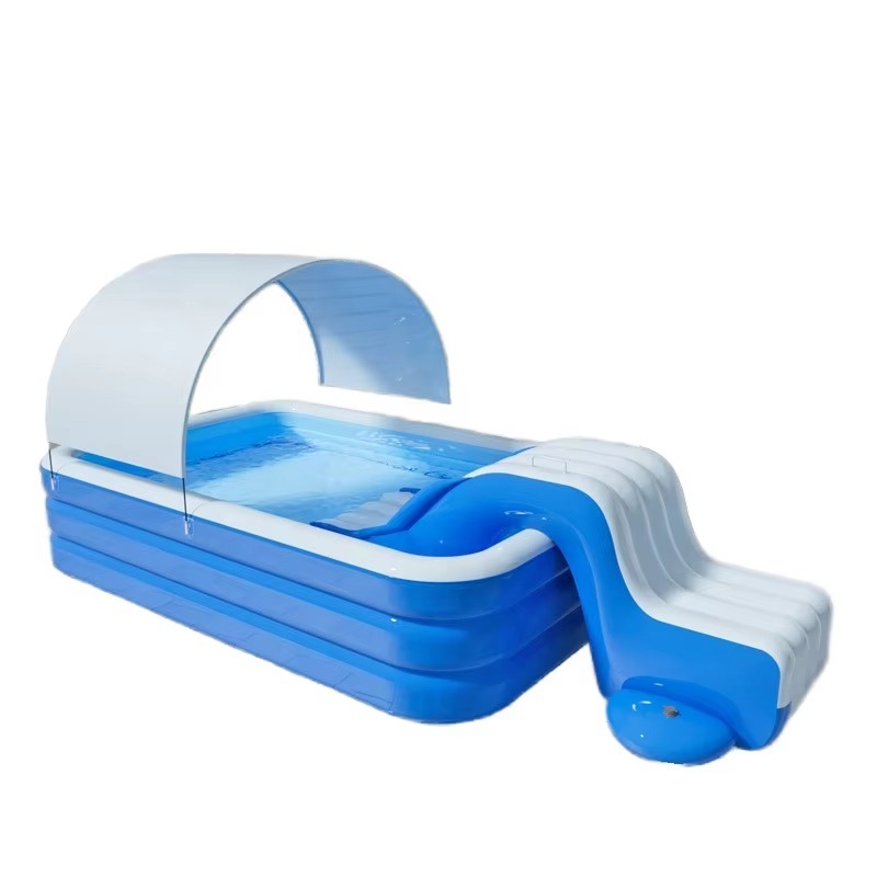Outdoor Furniture Designer - สระว่ายน้ำเป่าลม PVC ขนาดใหญ่ สำหรับใช้งานกลางแจ้ง หนา 0.27