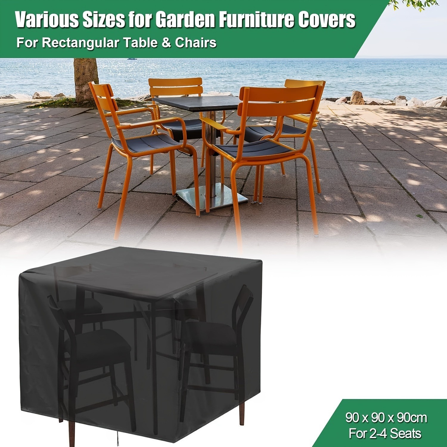 Outdoor Furniture Paint - ผ้าคลุมเฟอร์นิเจอร์สวนสำหรับใช้งานกลางแจ้งแบบหนาพิเศษ 210D - ผ้าคลุมกันน้ำสำหรับเก้าอี้ โซฟา โต๊ะ