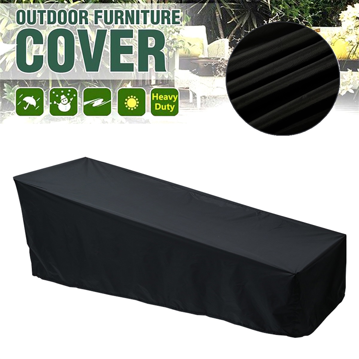 Outdoor Furniture Paint - สวนกลางแจ้งเตียงอาบแดด Sun Lounger COVER Patio เก้าอี้เลานจ์กลางแจ้ง