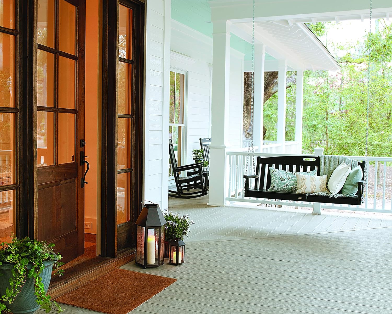 ชิงช้าสำหรับระเบียงเรือยอชท์ - - Outdoor Furniture Ofo บทวิจารณ์และราคา