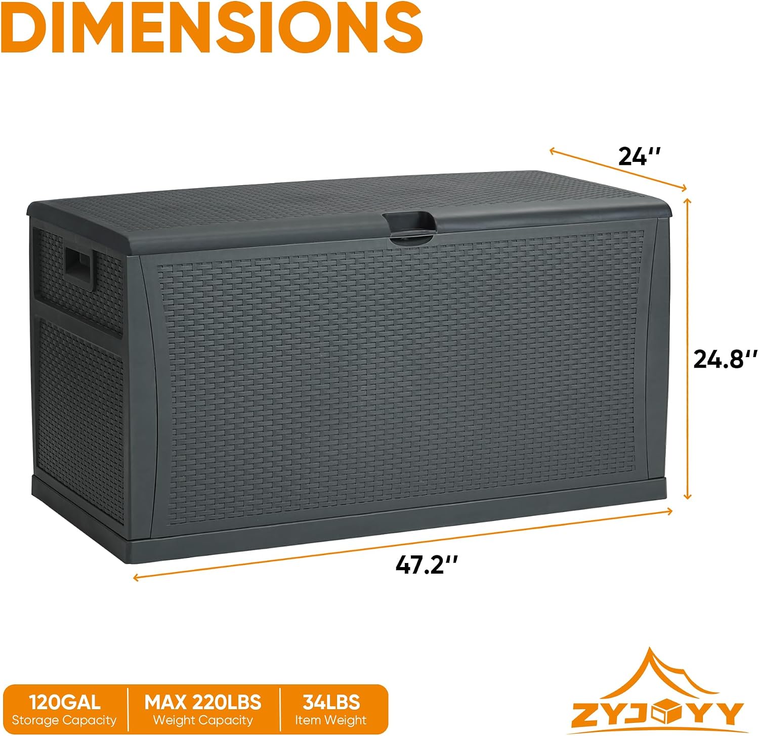 กล่องเก็บของเรซิ่นขนาด 100 แกล - Outdoor Furniture Ofo บทวิจารณ์และราคา