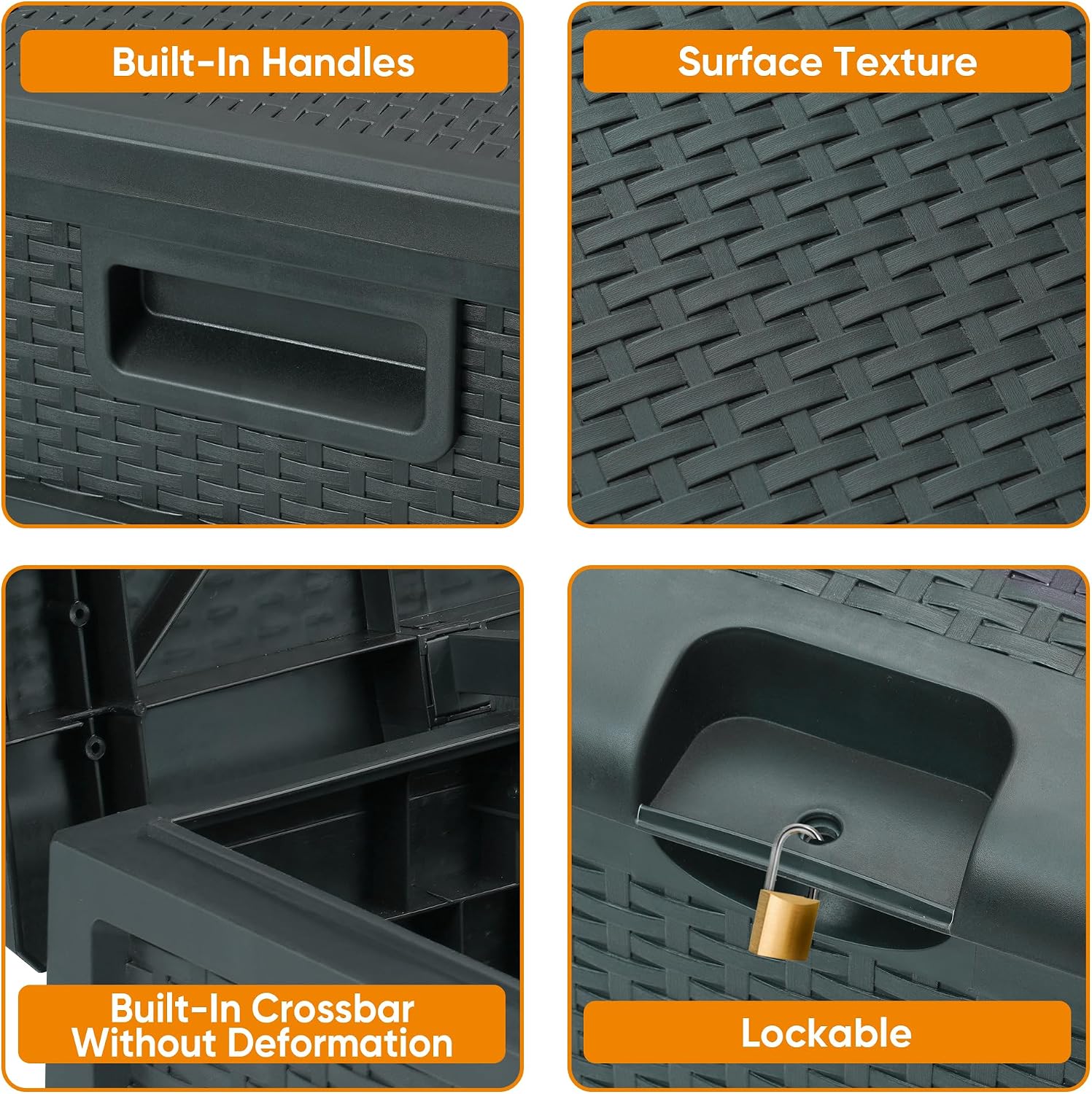 กล่องเก็บของเรซิ่นขนาด 100 แกล - Outdoor Furniture Ofo บทวิจารณ์และราคา