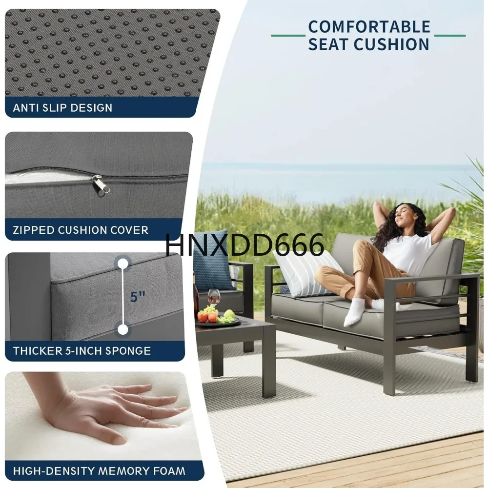 ชุดเฟอร์นิเจอร์ลานบ้านพร้อมโต๊ - Outdoor Furniture Set With Fire Pit บทวิจารณ์และราคา