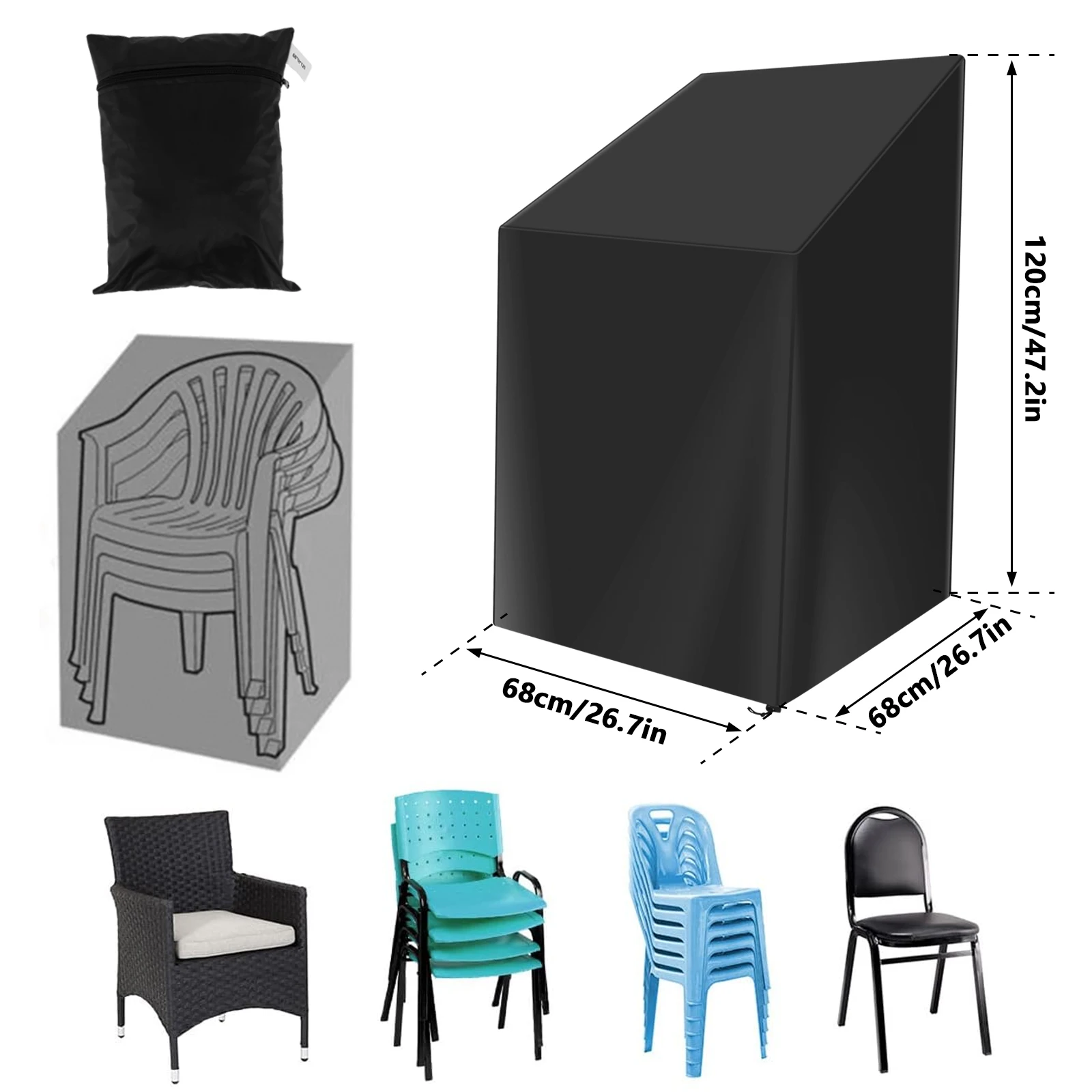 เก้าอี้ซ้อนกันฝุ่นพร้อมกระเป๋า - Outdoor Furniture Paint บทวิจารณ์และราคา