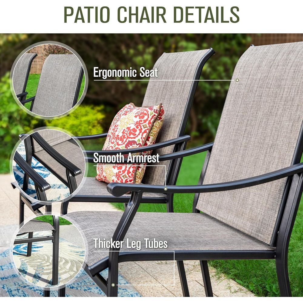 ชุดโต๊ะรับประทานอาหารกลางแจ้ง  - Outdoor Furniture Quick Dry บทวิจารณ์และราคา