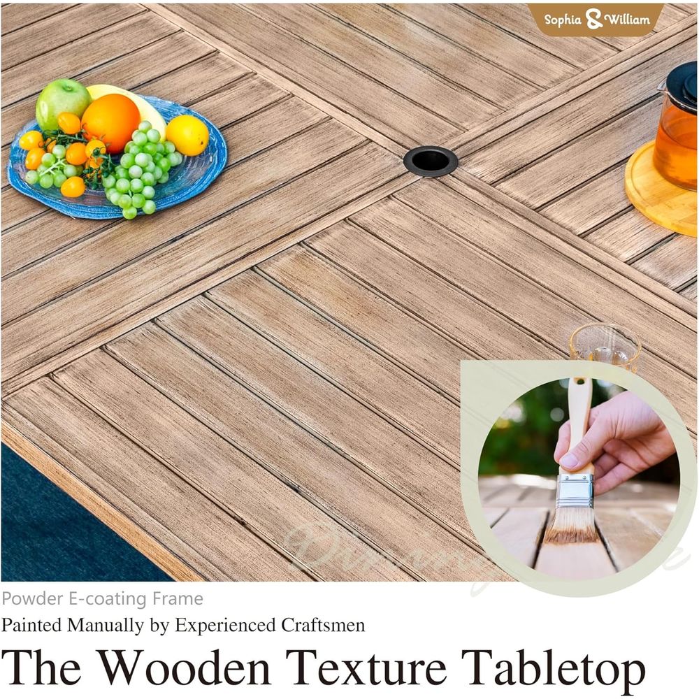 ชุดโต๊ะรับประทานอาหารกลางแจ้ง  - Outdoor Furniture Quick Dry บทวิจารณ์และราคา