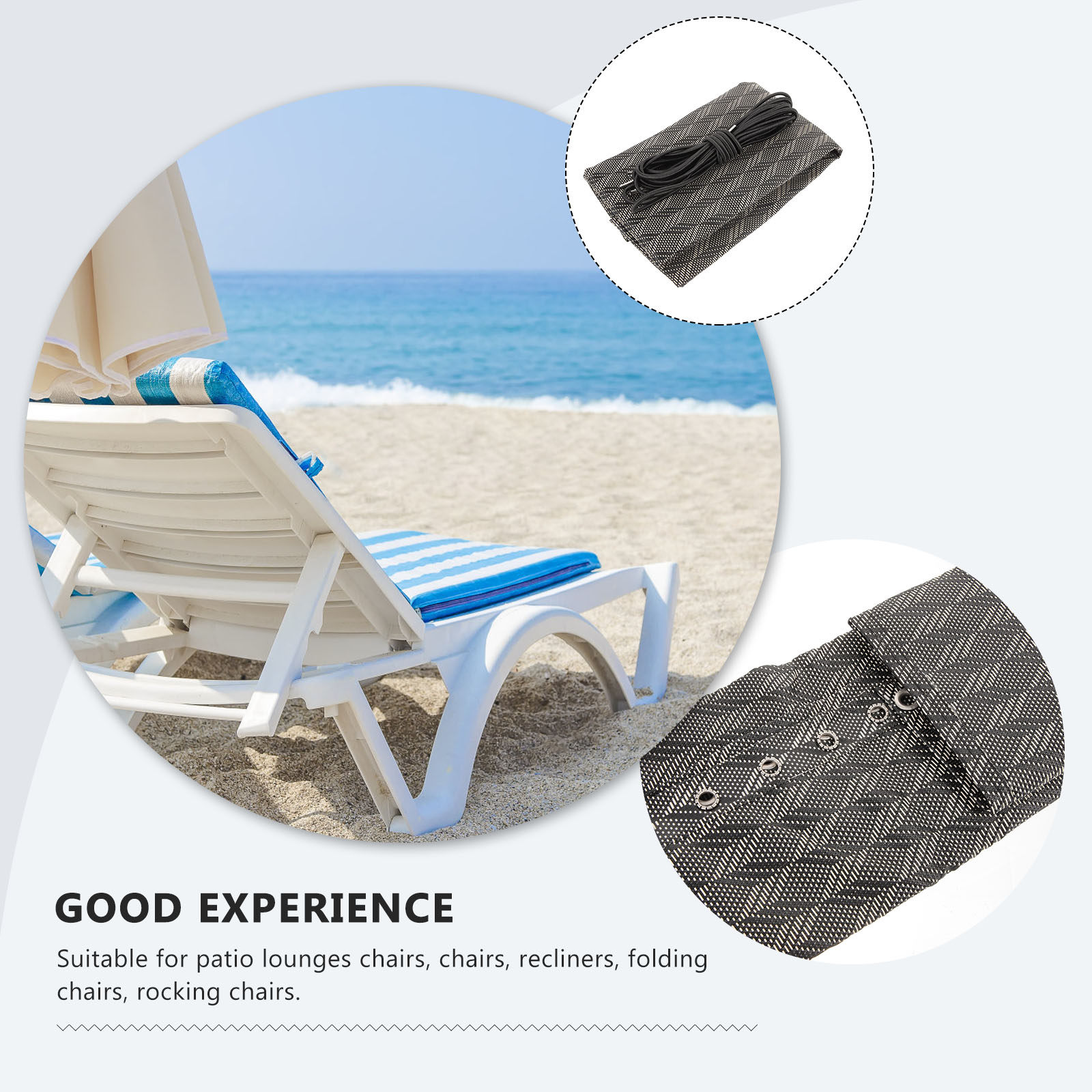 ผ้าใบเก้าอี้สำรองสำหรับซ่อมแซม - Outdoor Furniture Patio บทวิจารณ์และราคา