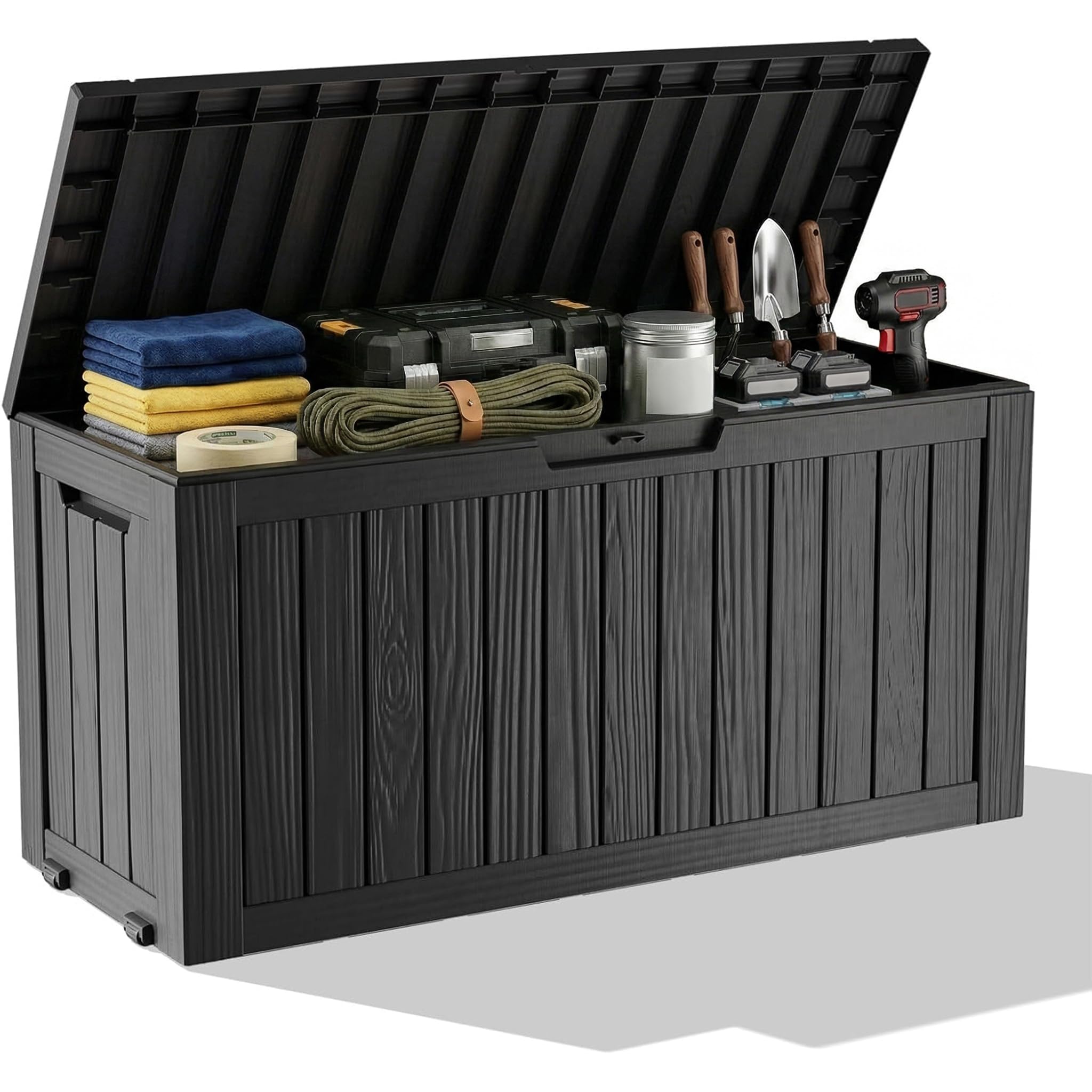 กล่องเก็บของกลางแจ้งกันน้ำทำจา - Outdoor Furniture Patio บทวิจารณ์และราคา