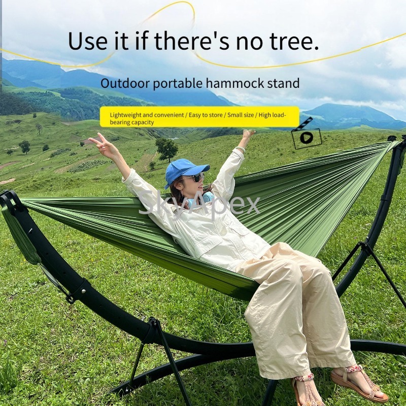 เปลญวนแบบพกพาแบบหนาป้องกันการพ - Outdoor Furniture Quick Dry บทวิจารณ์และราคา