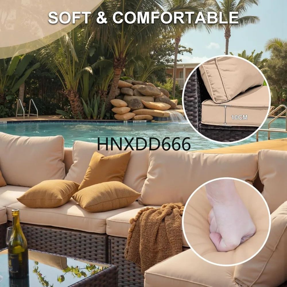 ชุดเฟอร์นิเจอร์ลานบ้าน 7 ชิ้น  - Outdoor Furniture Set With Fire Pit บทวิจารณ์และราคา