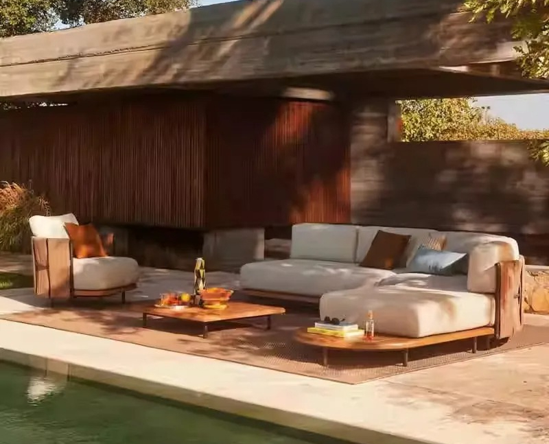 โซฟาหวายกลางแจ้งสไตล์นอร์ดิกสำ - Outdoor Furniture Designer บทวิจารณ์และราคา
