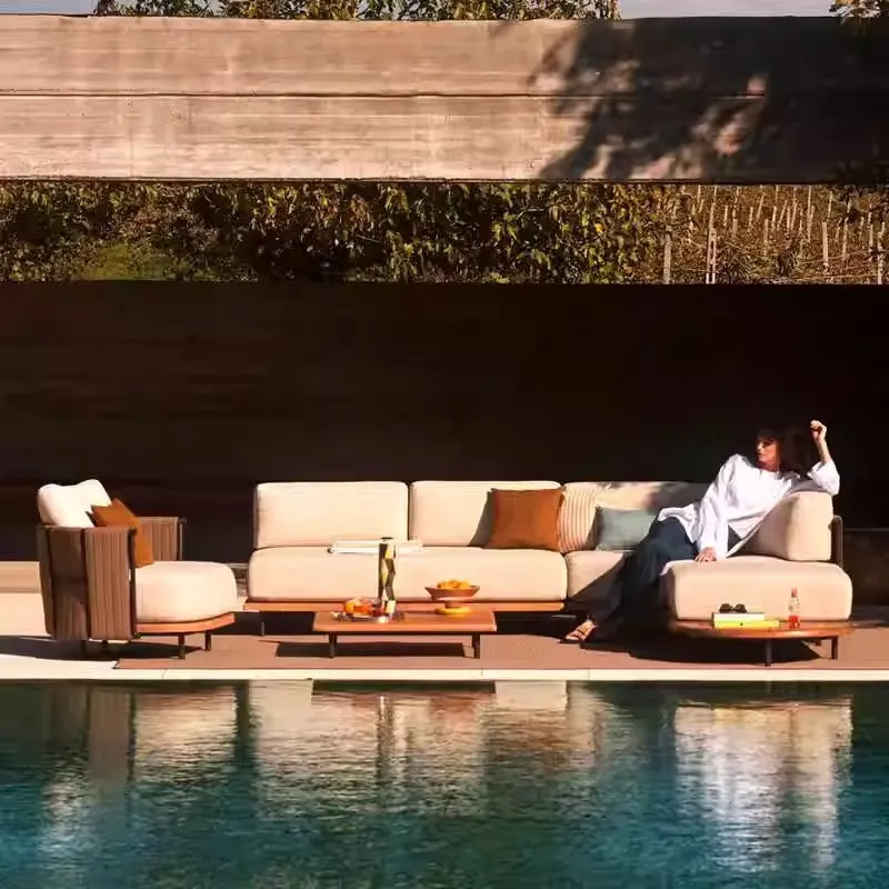 โซฟาหวายกลางแจ้งสไตล์นอร์ดิกสำ - Outdoor Furniture Designer บทวิจารณ์และราคา