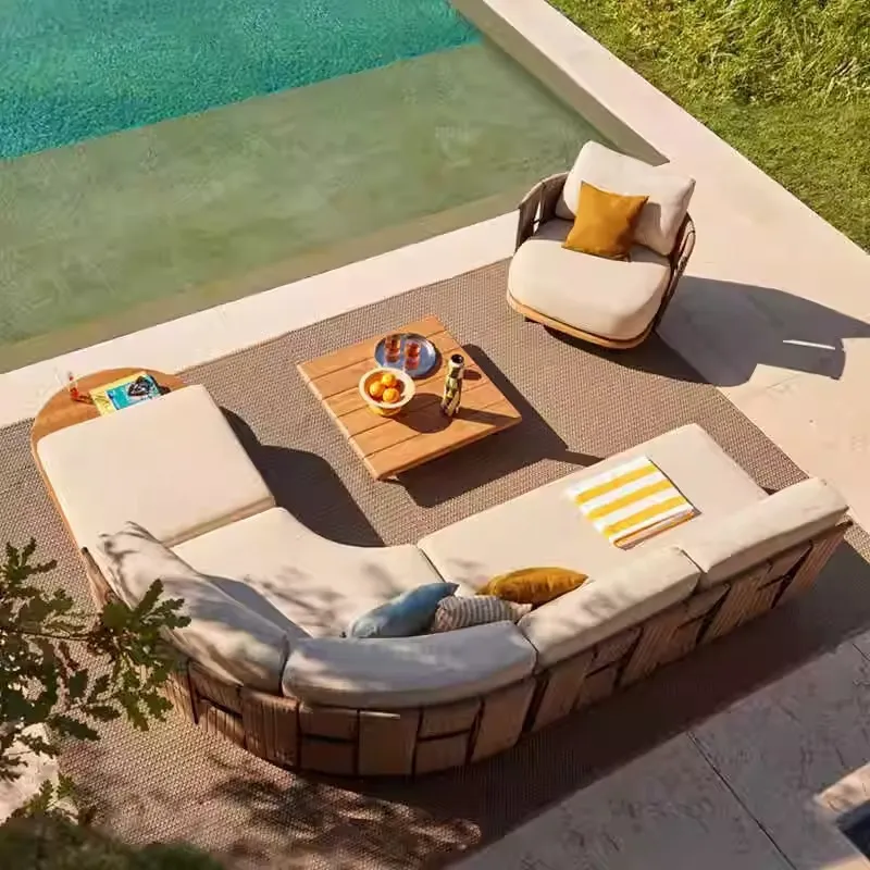 โซฟาหวายกลางแจ้งสไตล์นอร์ดิกสำ - Outdoor Furniture Designer บทวิจารณ์และราคา