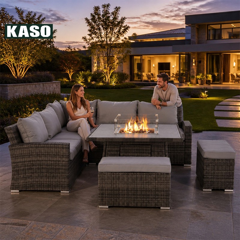 ชุดเฟอร์นิเจอร์กลางแจ้งสำหรับส - Outdoor Furniture Set With Fire Pit บทวิจารณ์และราคา