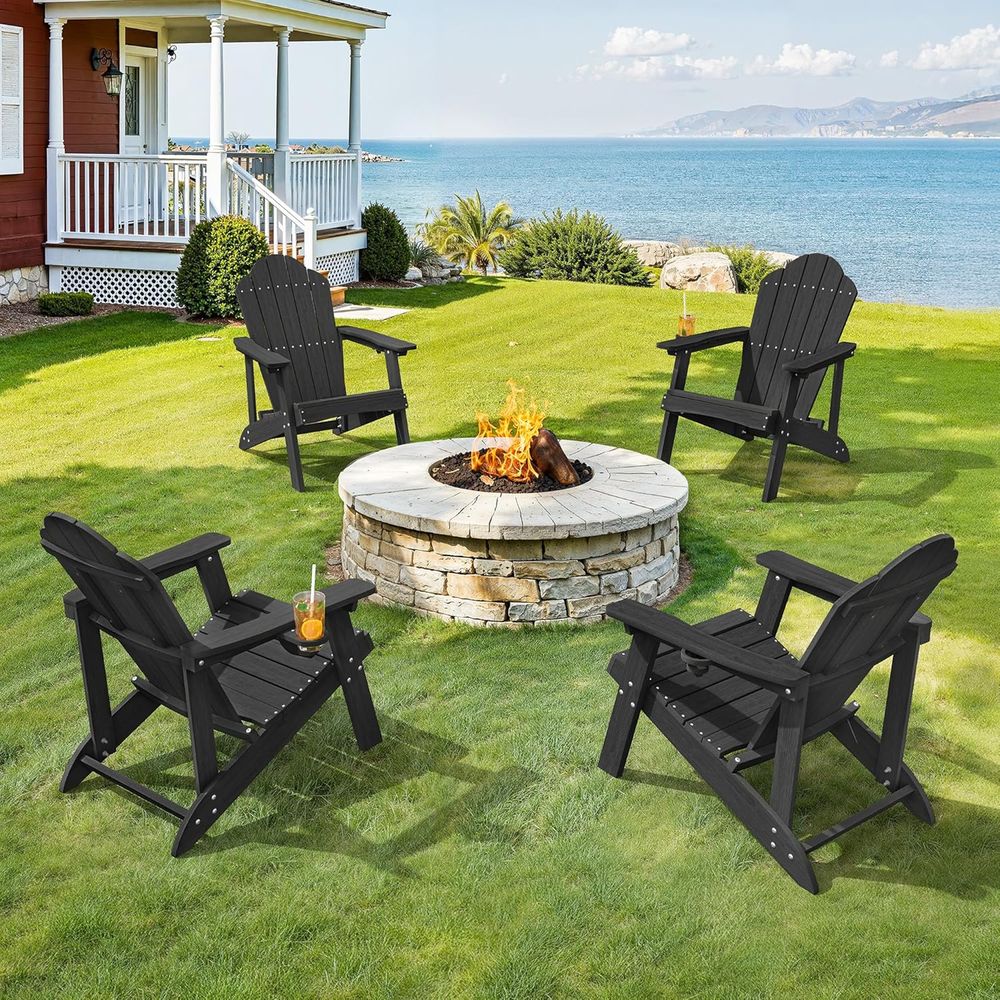 ชุดเก้าอี้ Adirondack 4 ตัว -  - Outdoor Furniture Ofo บทวิจารณ์และราคา