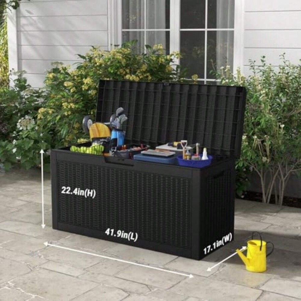 กล่องเก็บของกลางแจ้ง กล่องเก็บ - Outdoor Furniture Cushions บทวิจารณ์และราคา