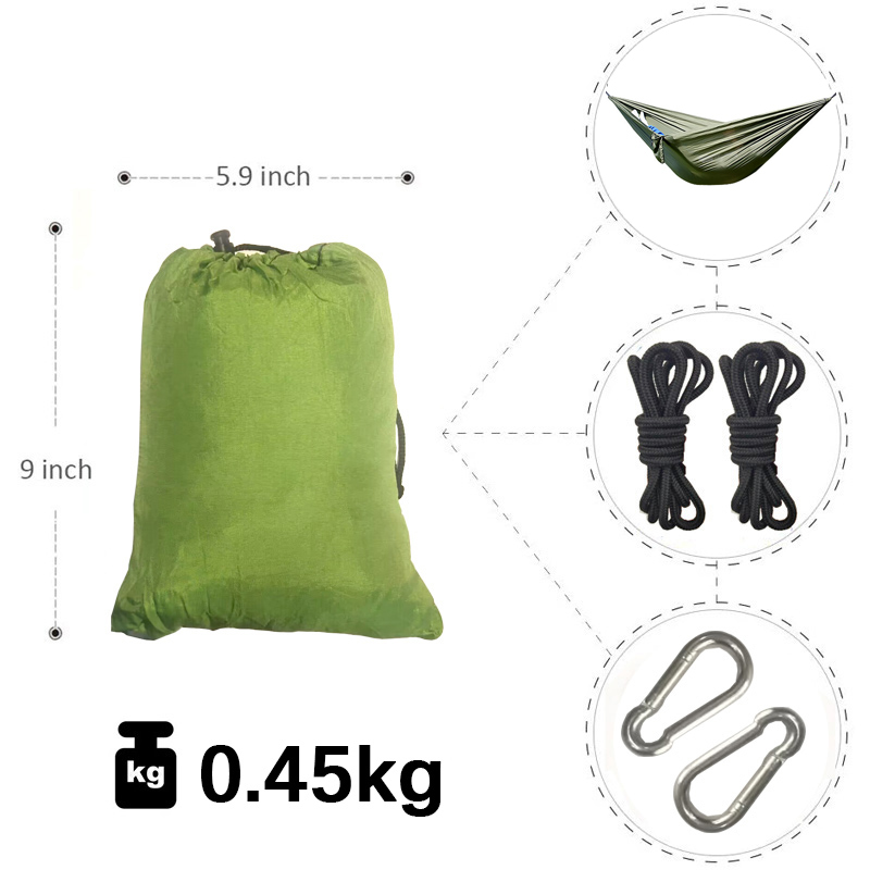 เปลญวนไนลอนน้ำหนักเบาพิเศษ แบบ - Outdoor Furniture Quick Dry บทวิจารณ์และราคา
