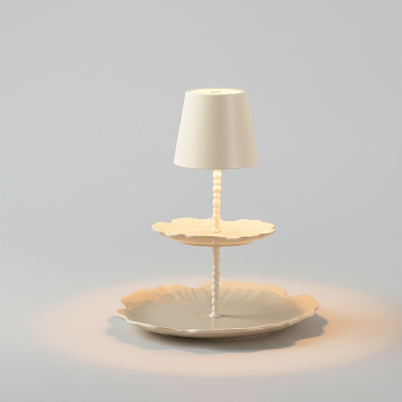 โคมไฟตั้งโต๊ะแผงลายดอกไม้เคลือ - Outdoor Furniture Designer บทวิจารณ์และราคา