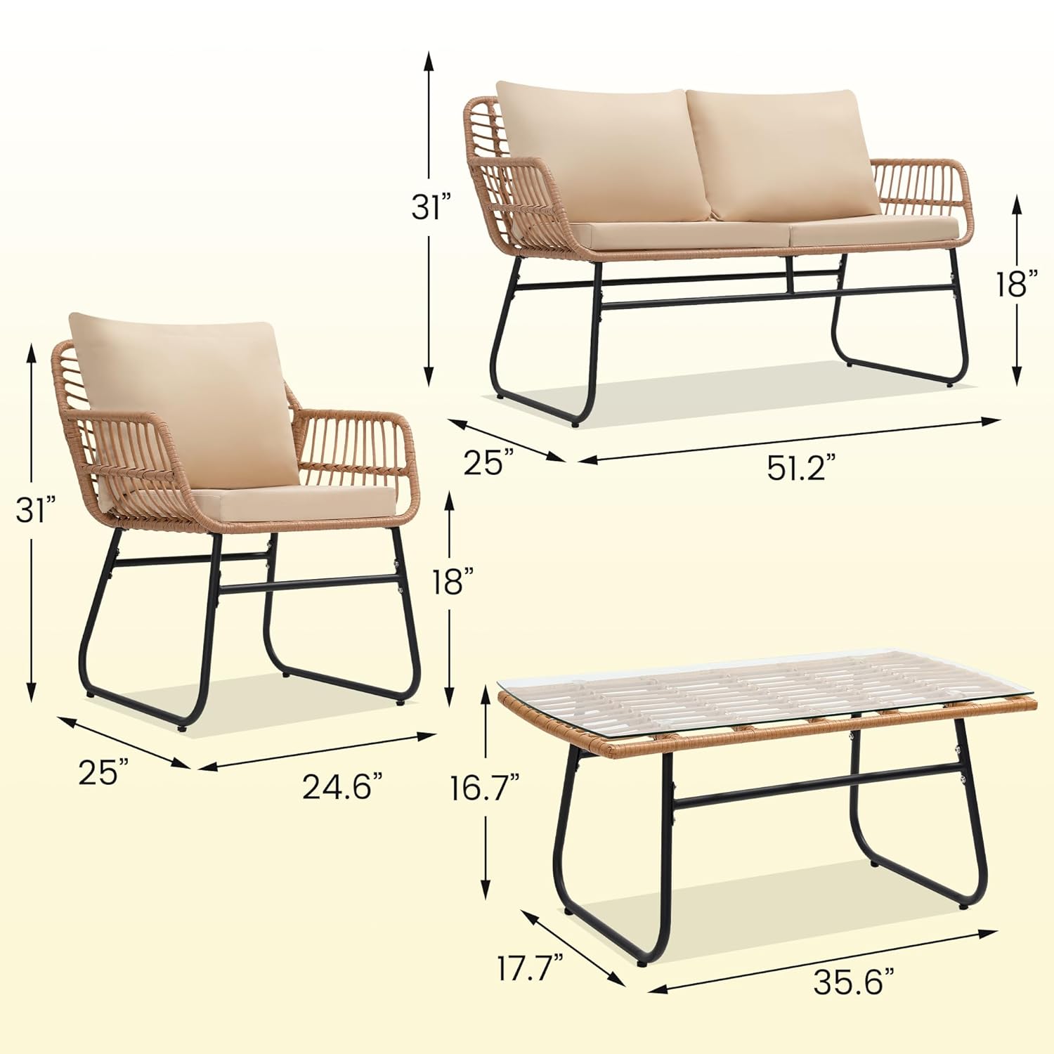 ชุดเฟอร์นิเจอร์กลางแจ้งสำหรับล - Outdoor Furniture Ofo บทวิจารณ์และราคา