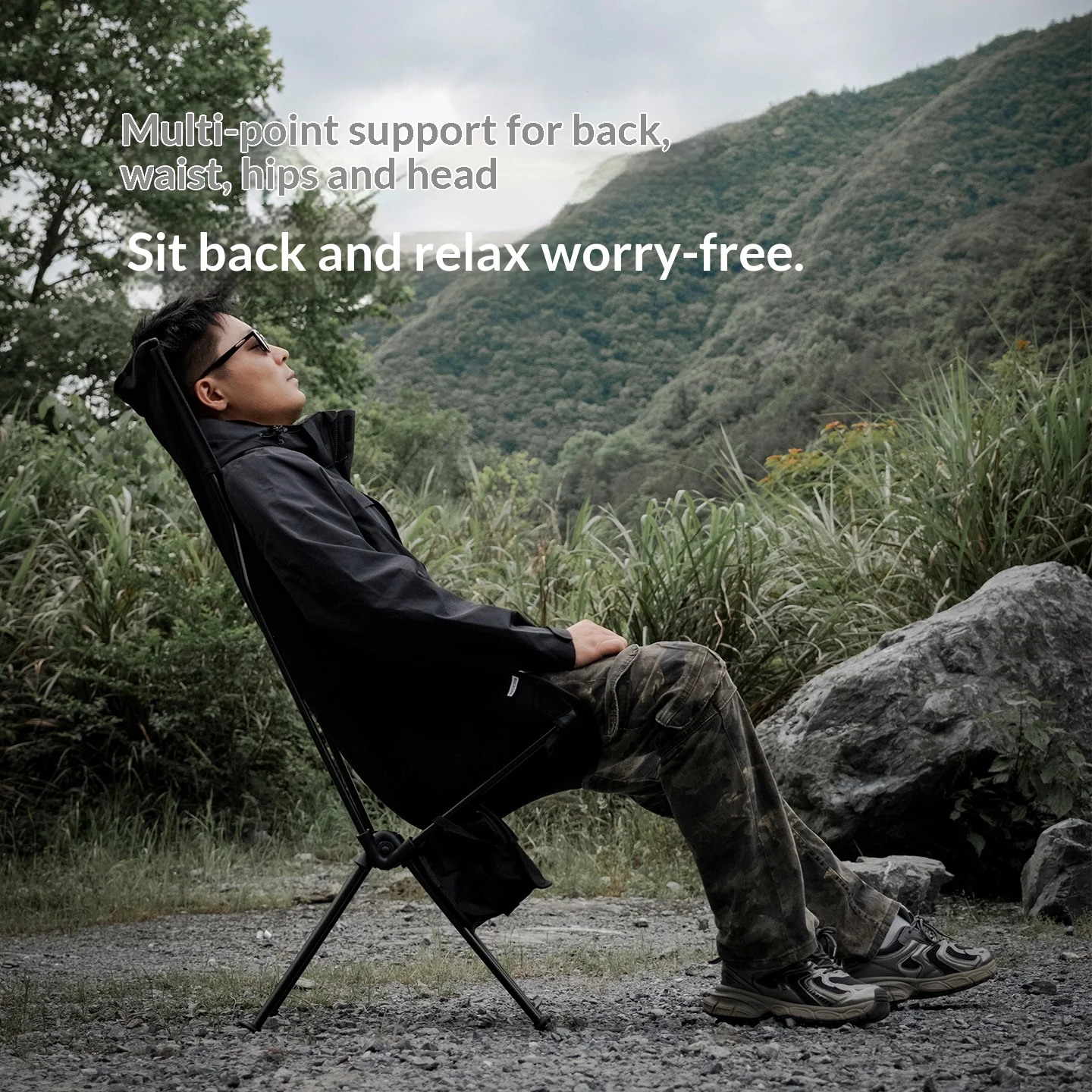 เก้าอี้พับได้แบบพกพา Mountainh - Outdoor Furniture Used บทวิจารณ์และราคา