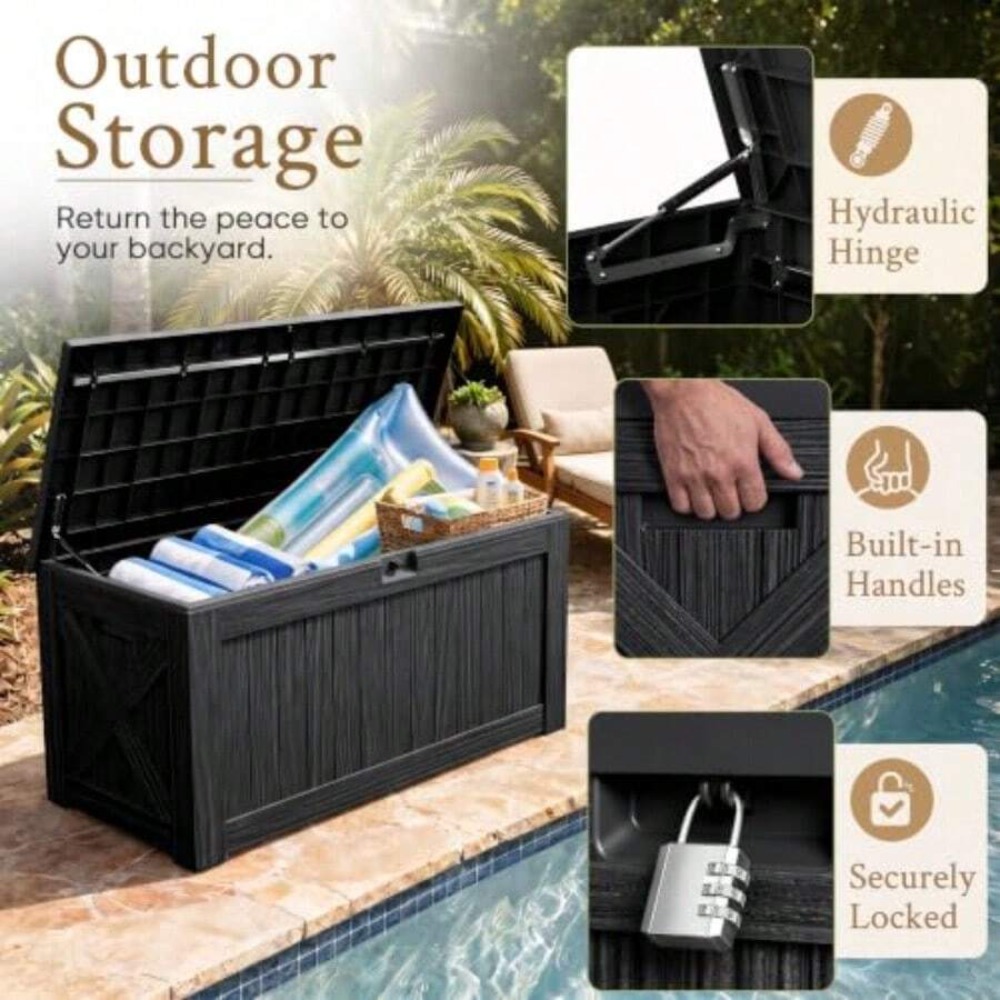 กล่องเก็บของกลางแจ้งขนาด 120 แ - Outdoor Furniture Cushions บทวิจารณ์และราคา