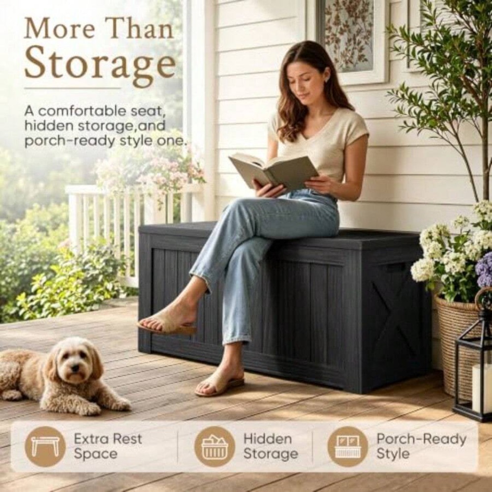 กล่องเก็บของกลางแจ้งขนาด 120 แ - Outdoor Furniture Cushions บทวิจารณ์และราคา