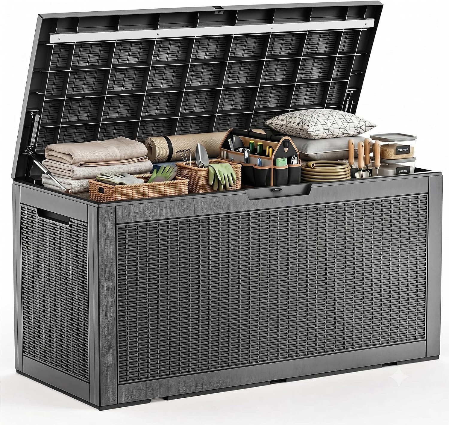 กล่องเก็บของกลางแจ้งขนาดใหญ่กั - Outdoor Furniture Cushions บทวิจารณ์และราคา