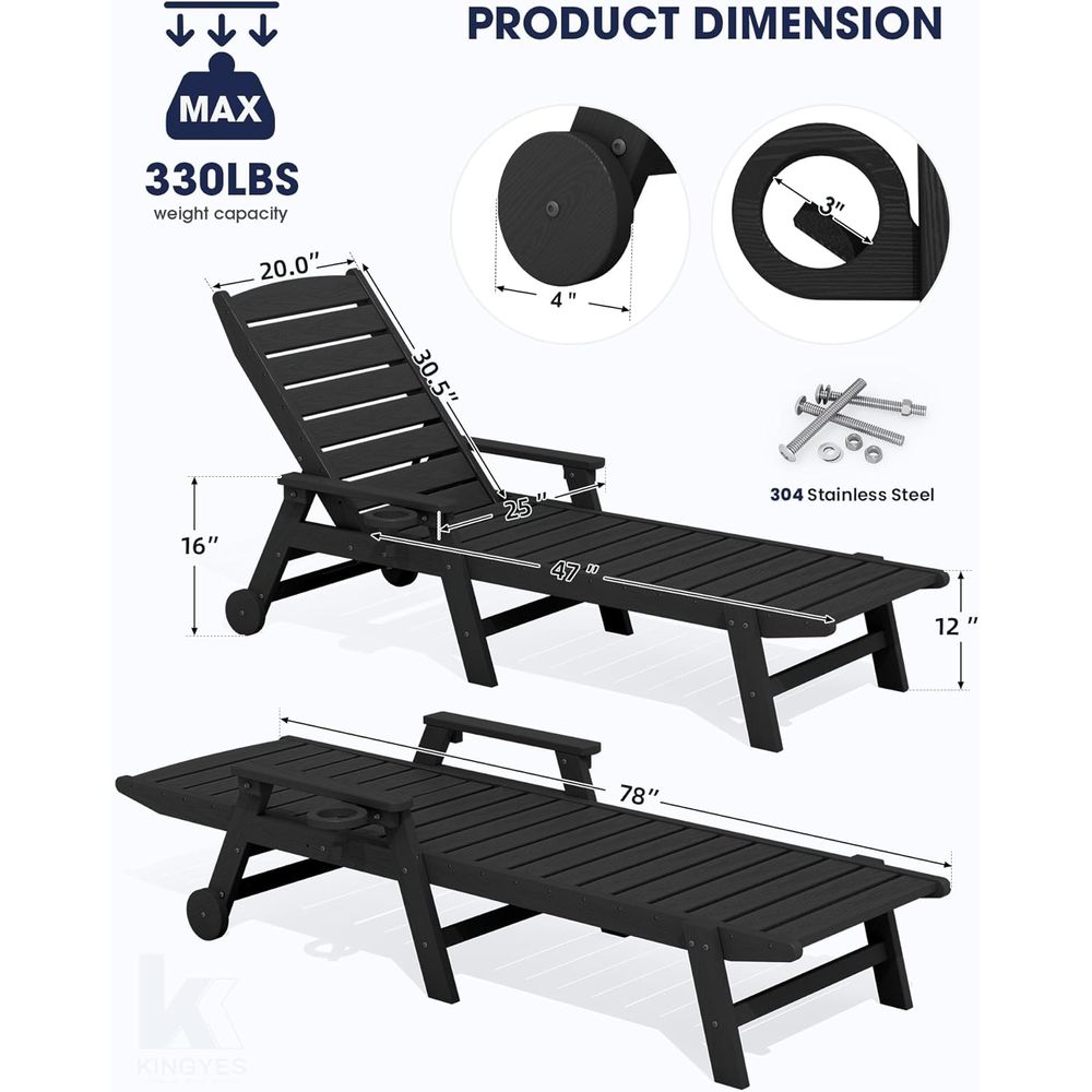 ชุดเก้าอี้พักผ่อน HDPE สำหรับก - Outdoor Furniture Ofo บทวิจารณ์และราคา