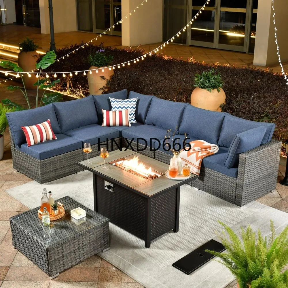 ชุดเฟอร์นิเจอร์ลานกลางแจ้ง 8 ช - Outdoor Furniture Set With Fire Pit บทวิจารณ์และราคา