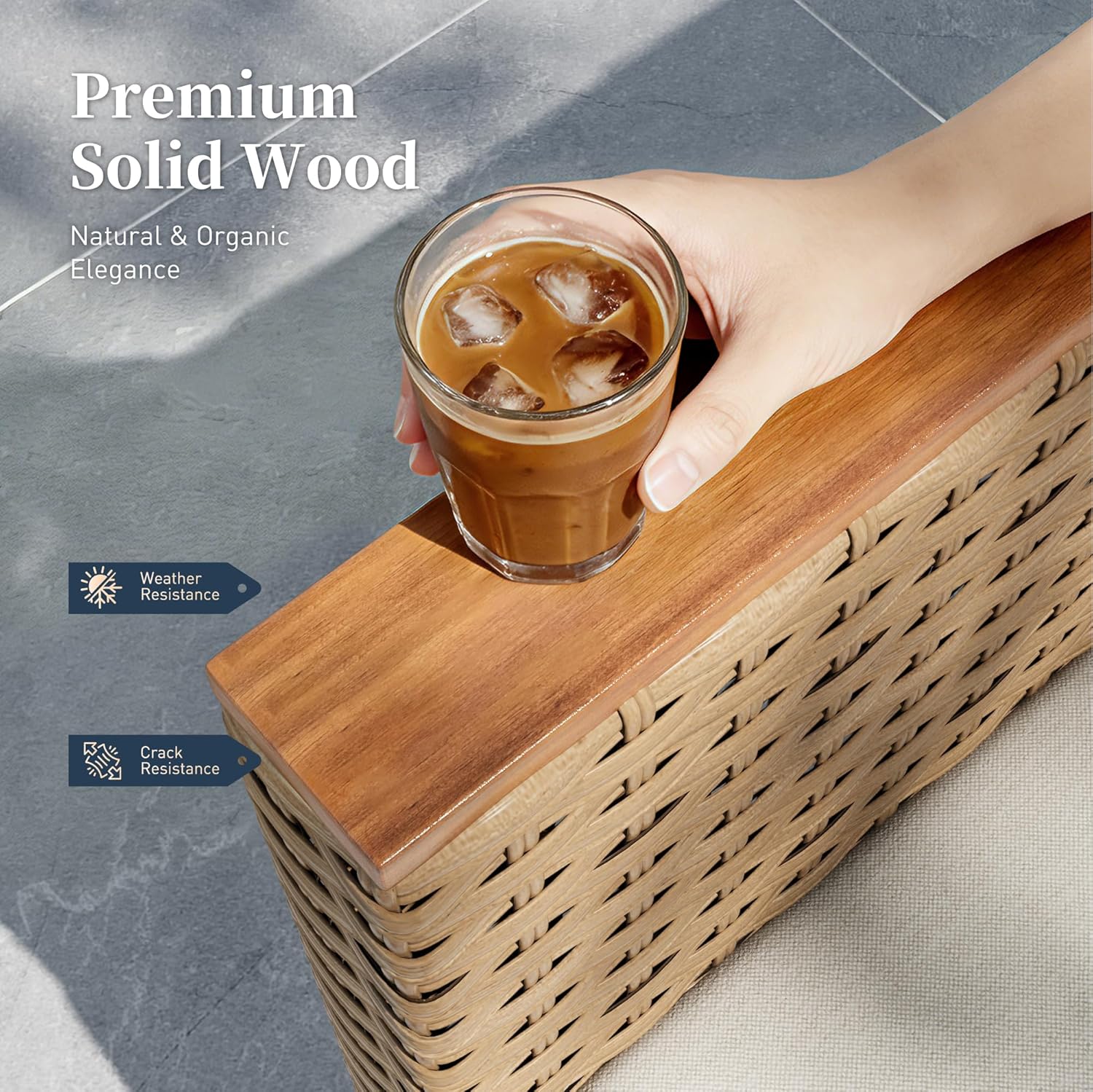 ชุดเฟอร์นิเจอร์หวายสำหรับลานบ้ - Outdoor Furniture Ofo บทวิจารณ์และราคา